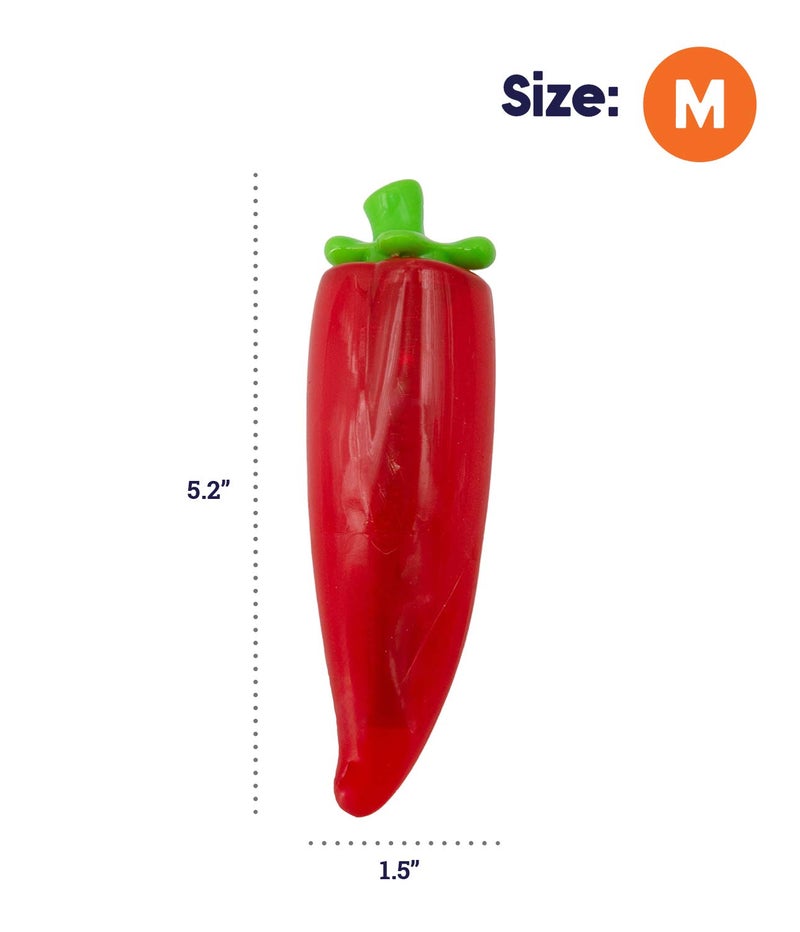 Petstages Crunch Veggies Pepper Dog Chew Toy, Medium - Image 5